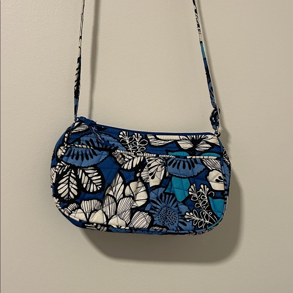 Vera Bradley Frannie Crossbody Bag Blue Bayou